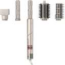 Shark HD430REF (Refurbished) FlexStyle Air Styling & Drying System, Powerful Hair Dryer Brush & Multi-Styler with Auto-Wrap Curlers, Paddle Brush, Oval Brush, Concentrator Attachment, Stone (Compact)