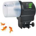 Smart Aquarium Feeder, Electric Fish Food Dispenser with LED Display Screen, 200ML Large Capacity and Two Fixed Methods, Automatic Timed Feeding and Easy to Use, for Fish Farms, Fish Ponds