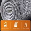 Flat Mop for Cleaning Floors Heavy Duty Microfiber Wet Mop Deep Cleaning for Hardwood, Tile & Laminate, Includes 4 Reusable Washable Pads and Adjustable Long Handle (32 in Mop Pads)