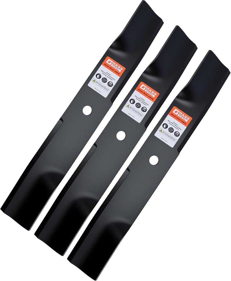 Grasscool Raptor SD 52 inch Deck Hustler Mower Blades Replacement 603995 | Fits Fastrack Super S Mini Z X-ONE 52'' Zero Turn Lawn Tractor Riding Lawnmower,High Lift Mulching Bagging,OEM 795526 783753