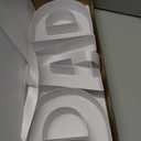 DAD Letter Shaped Gift Box, Decorative Storage Container for Father's Day (White DAD)
