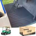 10L0L Golf Cart Floor Mat for EZGO RXV, 8mm Thick One-Piece Silica Gel Floor Liner, Non-Slip Easy to Clean, Fits All Gas and Electric EZGO RXV Golf Cart Models