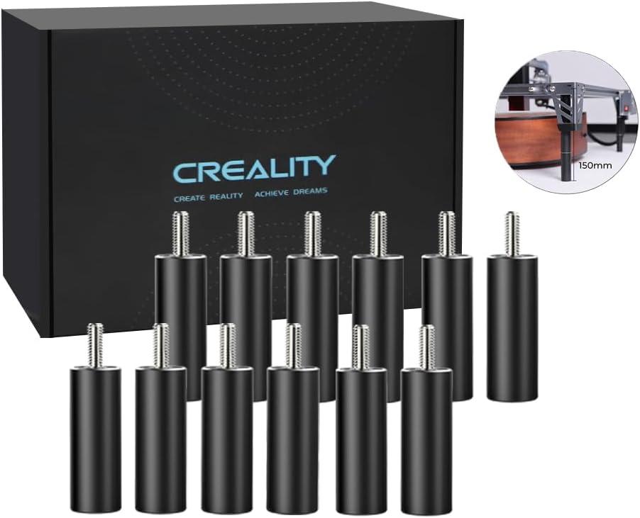 Creality Official 12Pcs Laser Engraver Extra Raiser for Falcon/Falcon A1 Series Laser Cutter and Engraver Machine, Laser Engraving Machine Riser, Increase 50mm (2 inch)/Section