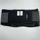 BraceUP Back Support Belt for Men and Women - Breathable Waist Lumbar Lower Back Brace for Sciatica, Herniated Disc, Back Pain Relief, with Dual Adjustable Straps (S/M 28-35 In) (Black)