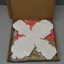 Tioncy 50 Sets 16 oz Disposable Paper Food Containers with Chopsticks include 50 Pack Chinese Take out Boxes and 50 Pairs Bamboo Chinese Chopsticks for Restaurants Birthday Wedding Party