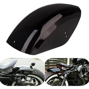 Motorcycle Flat Rear Fender 7" Short Mudguard Splash Guard Fit for Harley Sportster Iron 883 1200 1986-2022 Gloss Black