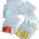 300 Packs Small Pill Bags, 6 mil Sturdy 3 Assorted Sizes 2x1.85'', 2.5x2.25'', 3x2.75'' Plastic Bags, Reusable Bags Clear Zip Bags, Pill Pouch Bags for Travel Storage Jewelry and Small Craft Pieces