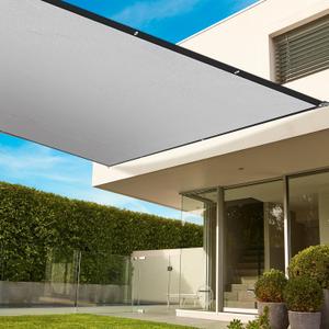 Pergola Shade Cover 6'X8' Outdoor Sun Shade Cloth with Grommets Shade for Patio, Carport, Backyard (Grey Color) (Gray)