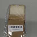 FABSPARK Case for Samsung Galaxy Z Flip 6 Built-in Screen Protector,Hinge Protection,Sparkly Bling Glitter Crystal Clear Transparent Slim Fit Acrylic Hard PC for Samsung Z Flip 6 Case,Glitter Yellow