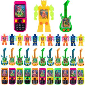 Handheld Water Game,Water Ring Toss Handheld Toys Mixed Designs, Ideal for Party Favors Goodie Bag Stuffers Classroom Rewards Prizes Birthday Return Gifts Valentines Day Back to School Gifts 24 Pcs