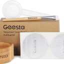 GEESTA Reusable Aluminum Foil Seals Kit Compatible with Nespresso Vertuoline Capsules (Wooden)