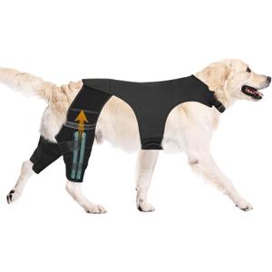 Dog Knee Brace for Hind Legs ACL Support - Adjustable Double Dog Leg Brace for Joint Pain Relief, Luxating Patella, Arthritis Recovery, Secure Fit Orthopedic Wrap for Small Medium Large Dogs (XL)