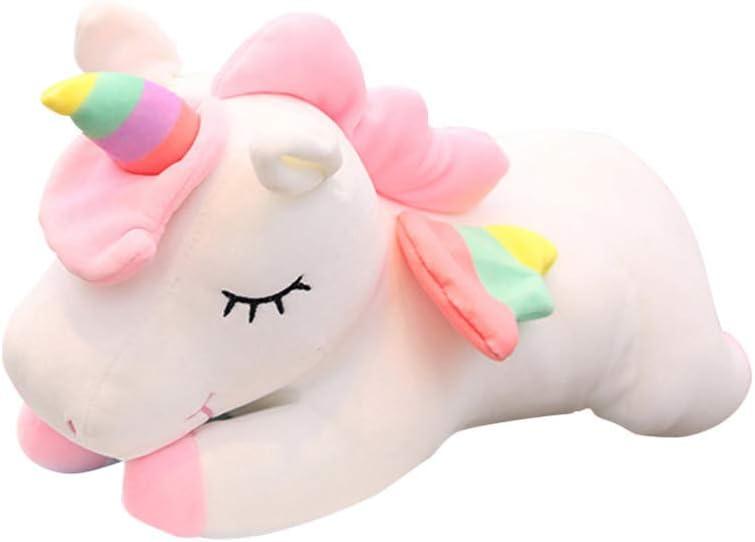 Toyvian Giant Stuffed Unicorn Stuffed Hugging Pillow Giant Unicorn Stuffed Animal Plush Hugging Pillow Stuffed Animal Toy Stuffed Animal Pillow Plush Animal Pillow Child Filling