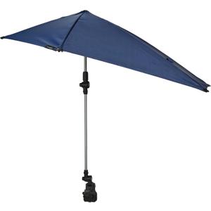 Sport-Brella Versa-Brella SPF 50+ Adjustable Umbrella with Universal Clamp (Dark Blue)