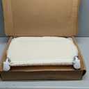 SMOUATOU Cat Window Perch, Cordless Foldable Cat Hammock Bed, Embeded Machine Washable Bed for Indoor Cats, Strong Metal Frame Holds 40lbs (Beige, Two Pieces)