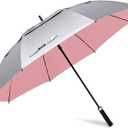 G4Free 47/54/62/68 Inch UV Protection Golf Umbrella Auto Open Vented Double Canopy Oversize Extra Large Windproof Sun Rain Umbrellas