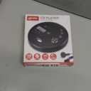 GPX PC332B Portable CD Player with Anti-Skip Protection, FM Radio and Stereo Earbuds - Black