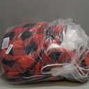 HomeMate Electric Blanket Heated Full Size - 72x84 Ultra Soft Cozy Flannel Heating Blanket with 10 Fast Heat Levels 8 Hours Auto Off Over-Heated Protection ETL Certification Keep Warm in Home Office (Red-black)