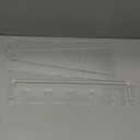 2 Tier Acrylic Champagne Flute Holder Stand for Party with 10 Slots, Countertop Champagne Glass Holder Stand Fit up to 8oz Champagne Flutes(Glasses Not included) (10 Slots(15.9x5.9x15.9 Inch))