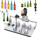 Wine Bottle Cutter,Glass Bottle Cutter kit,Glass Bottle Cutter Set Glass Bottle Cutter for All Shapes, Bottle Cutter Glass Cutter kit Round and Square, Wine Bottle Cutter Tools, Bottle DIY Craft Kit (Asian bank)
