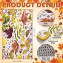 6.6 x 4.6 ft Fall Rugs Washable Non Slip Fall Party Decorations