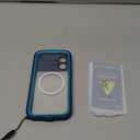 GOLDJU Magnetic for iPhone 17 Case-Waterproof, Built-in Screen & Camera Protector-IP68 Underwater Full Body 16FT Military Dropproof Shockproof Case for 17 6.3''- Blue