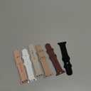 6 Pack Sport Bands Compatible with Apple Watch Band 38mm 40mm 41mm 42mm 44mm 45mm 49mm 46mm,Silicone Waterproof Strap for iWatch Apple Watch Series 11 10 9 Ultra 8 7 6 5 4 3 2 1 SE Women Men (Starlight/Pink Sand/Milk Tea/White/Smoke Violet/Black)