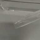 DINGHUO Acrylic Napkin Holder, 7"x 7"x 2.4" Flat Luncheon Napkin Dispenser with Lid, Clear Flip top Waterproof Paper Napkin Container Organizer for Table, Kitchen, Indoor & Outdoor, Bathroom Vanity