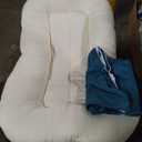 100% Cotton Baby Lounger for Newborn,Baby Play Mat, Tummy Time Mat with Cover for 0-24 Months Newborn Baby, Washable Play Gym Mats for Home Travel-Green