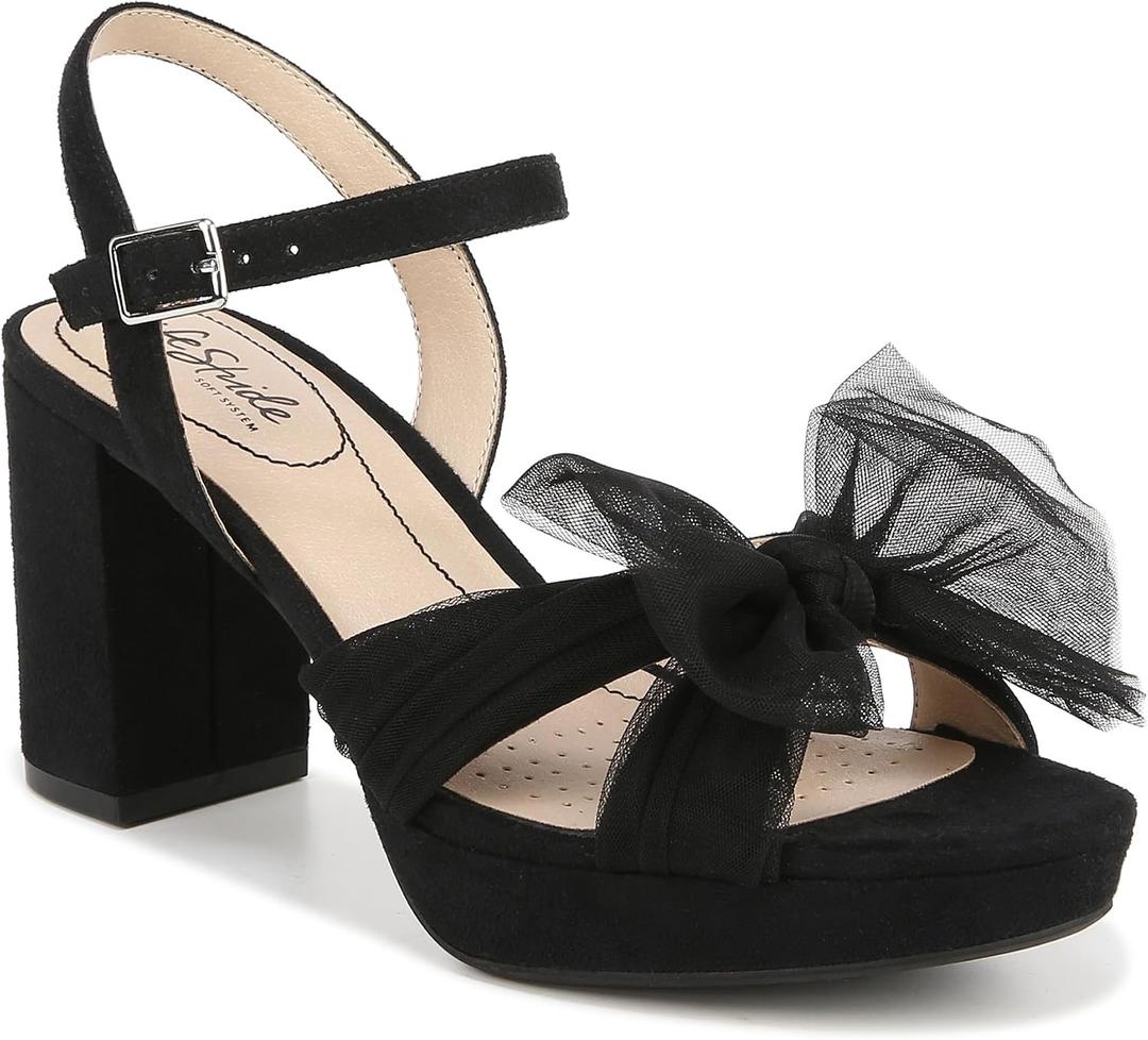 LifeStride Women's, Last Dance Sandal (Black, 10W)
