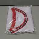 YWIES Plain Basketball Jersey, Blank Team Uniform, Hip Hop Hipster Short Sleeveless Active Shirts (Large, White-red)