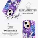 Magnetic for iPhone 13 Case Cute for Women, [Compatible with Magsafe][Drop Protection] Slim Colorful Flowers Oil Painting Printed Girly Floral Phone Case for iPhone 13