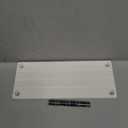 Razborci 2 Pack Fast Drying Water Absorbing Diatomite Stone Mat Tray for Kitchen & Bathroom Counter - Instant Dry Sink Caddy Organizer - Vanity Holder for Soap and Sponge – White 10" x 4"