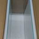 3 Gallon Glass Fish Tank, Easy to Maintain Small Aquarium for Betta/Goldfish/Snails/Shrimp and Aquatic Planting.