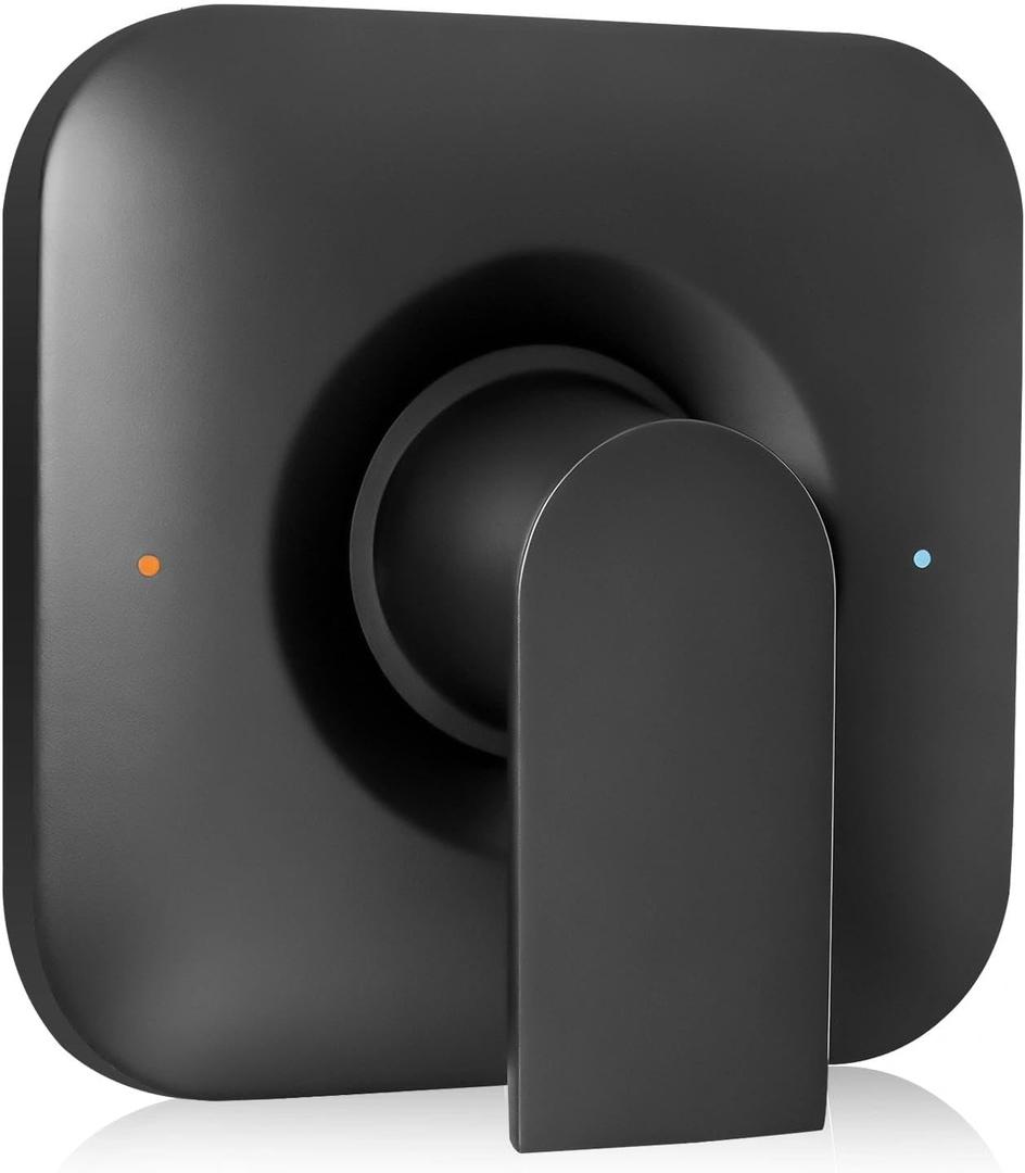 T2471BL Shower Handle Replacement Compatible with Moen PT Series Valve 2510/2520/2570/2590, Matte Black Single Shower Handle, Balance Pressure and Temperature Control(Valve Not Inclued)