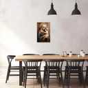 DOARTDO Virgin Mary Wall Art Catholic Wall Pictures Saint Mary Painting Mother of Jesus Canvas Religious Wall Decor Christian Gifts (Mary - 2, 12.00" x 18.00")