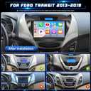 Leadfan Car Radio for Hyundai Elantra 2011 2012 2013 Stereo with Wireless Carplay Android Auto, 9'' Touchscreen for Hyundai Elantra GPS Navigation Bluetooth WiFi Rear Camera FM Mirrorlink Split Screen