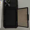 BXYJY for iPhone 17 Case Wallet, Card Holder (4-5 Cards), Slide Camera Cover, Military Drop Protection, Rugged Heavy Duty Men Women Shockproof Protective Phone Case for iPhone 17 6.3" 2025, Black