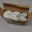 KeaBabies 3-Pack Organic Swaddles for Newborns Girls, Boys with Hats - Soft Cotton Baby Sleep Sacks 0-3 Months, Breathable Baby Hats and Swaddles 0-3 Months, Newborn Essentials Must Haves (Leafy)