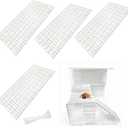 4 Pcs Hermit Crab Climbing Toys Reptile Habitat Grid DIY Mesh Hermit Crab Ladder Hermit Crab Climbing Grids for Hermit Crabs, Turtles, Tarantulas, Lizards, and Rabbits.