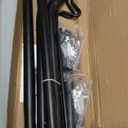 Kingsyard 2 Pack Heavy Duty Wall Mounted Deck Hook, 27"-39" Adjustable Metal Plant Wall Hanger for Hanging Bird Feeders, Planters, Lanterns, Wind Chimes, Wall Mounted