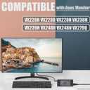 19V Monitor Power Adapter Cord Compatible with Asus VG278Q VG278 VG279 VG279Q VG245H VG245 VG248QE VX248 VX248H VX228H VX279H MX239H MX279H LS246H LCD Asus 27'' 24'' 23'' 22'' Gaming Monitor Charger