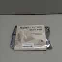 ZJWZLG Faucet Mat for Kitchen Sink, 17.7"X5.5" Silicone Sink Splash Guard with Soap Holder, Snap-On Design & 7slope Fast Drain, Folding Sink Faucet Mat for Universal Kitchen Bathroom SinkGrey (Gray)