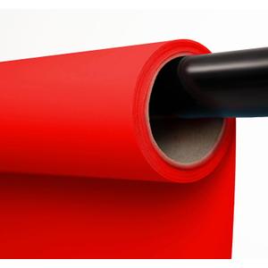 Kate Seamless Paper Backdrop Red Paper Backdrop Seamless Backdrop Paper Rolls (53''x16.4' Scarlet)