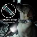 Hyhug Reflective Martingale Dog Collar with Buckle: Escape-Proof, No Slip Heavy Duty Nylon, Colorfast Adjustable Pet Supplies for Small Breeds (Reflective Green, Small)