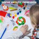 EPUMP Shell Painting Kit - Glow in The Dark Arts and Crafts for Kids Ages 6-12, Art Supplies Toy Kids Craft Paint Kits for Boys Girls Christmas Birthday Gift Toy