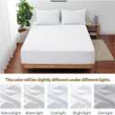 California King Size Fitted Sheet Only White, 100% Egyptian Cotton 600 Thread Count, 16" Deep Pocket Premium Cotton Mattress Sheet (1 Bottom Sheet Only)