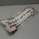 The Best is Yet to Come Sign, Rustic Arrow Tin Sign 18x6 Inch