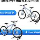 Bike Floor Stand Indoor Bike Stand for Garage/Home,Adjustable Bicycle Parking Stand Fit for 16"-29" Wheel Mini/Mountain/Road Bikes Heavy Duty Metal