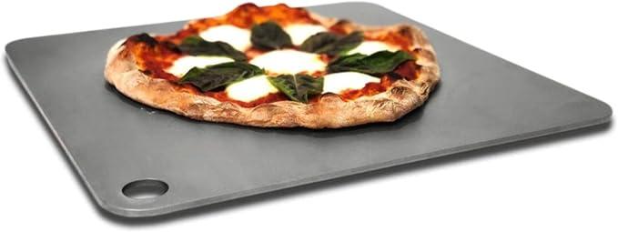 ThermiChef 16" x 16" Pizza Steel - 1/4" Steel, 17.6 lbs
Multipurpose Cooking Steel for Pizzas, Sourdough, Grilling & More - Made in the USA